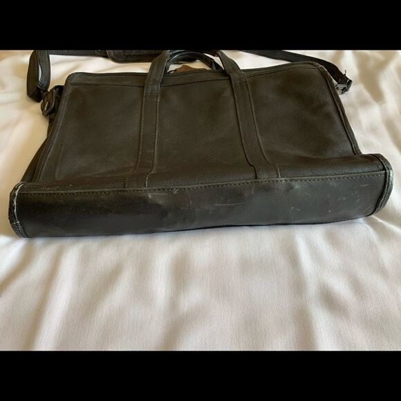 Briefcase Genuine Leather Briefcase, Computer Bag Vintage - Picture 10 of 16
